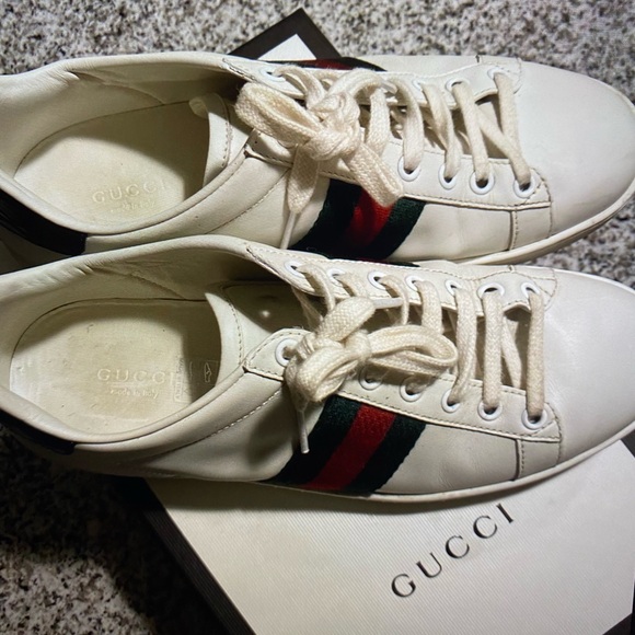 Gucci Ace leather sneakers - Picture 6 of 12
